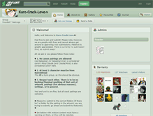 Tablet Screenshot of kuro-crack-love.deviantart.com