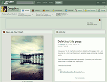 Tablet Screenshot of greysbtvs.deviantart.com