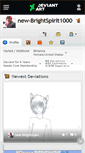 Mobile Screenshot of new-brightspirit1000.deviantart.com