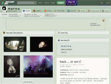 Tablet Screenshot of m-a-r-w-a.deviantart.com