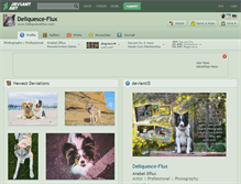 Tablet Screenshot of deliquesce-flux.deviantart.com