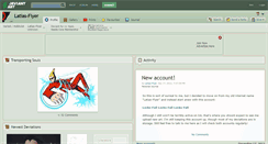 Desktop Screenshot of latias-flyer.deviantart.com