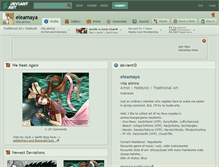 Tablet Screenshot of eleamaya.deviantart.com