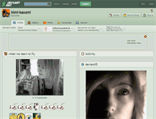 Tablet Screenshot of kimi-kasumi.deviantart.com