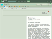 Tablet Screenshot of crystal-mew.deviantart.com