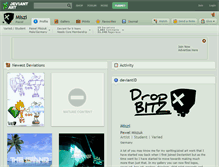 Tablet Screenshot of miszi.deviantart.com