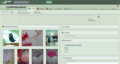 Desktop Screenshot of confidential-amatuer.deviantart.com