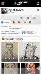 Mobile Screenshot of by-eli-fallen.deviantart.com