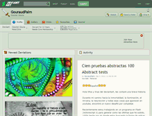 Tablet Screenshot of gouraudpalm.deviantart.com