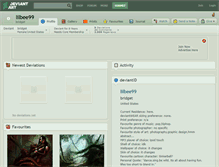 Tablet Screenshot of lilbee99.deviantart.com