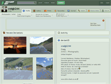 Tablet Screenshot of craigb244.deviantart.com