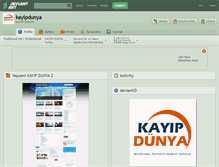 Tablet Screenshot of kayipdunya.deviantart.com
