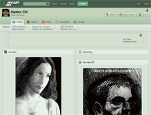 Tablet Screenshot of master-chi.deviantart.com