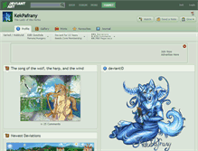 Tablet Screenshot of kekpafrany.deviantart.com