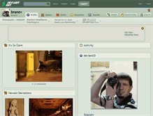 Tablet Screenshot of branev.deviantart.com