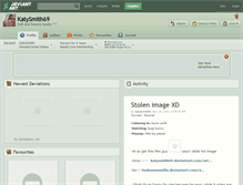 Tablet Screenshot of katysmith69.deviantart.com