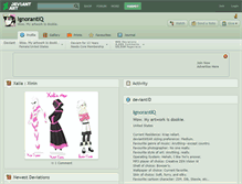 Tablet Screenshot of ignorantiq.deviantart.com