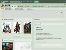 Tablet Screenshot of daffy72.deviantart.com