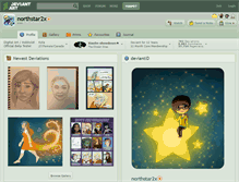 Tablet Screenshot of northstar2x.deviantart.com