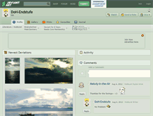 Tablet Screenshot of doh-endstufe.deviantart.com