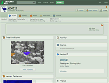 Tablet Screenshot of jd00523.deviantart.com