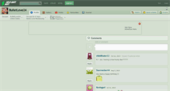 Desktop Screenshot of bulletlove24.deviantart.com