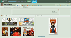 Desktop Screenshot of angeloforange.deviantart.com