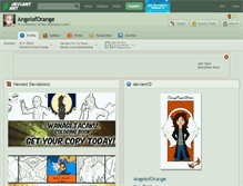 Tablet Screenshot of angeloforange.deviantart.com