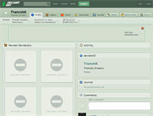 Tablet Screenshot of francoisk.deviantart.com