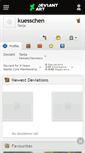 Mobile Screenshot of kuesschen.deviantart.com