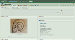 Desktop Screenshot of digital-helix.deviantart.com