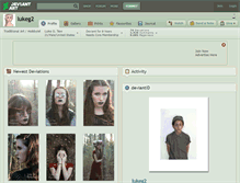 Tablet Screenshot of lukeg2.deviantart.com