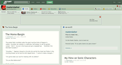 Desktop Screenshot of masterslasher.deviantart.com