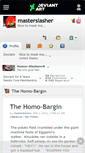 Mobile Screenshot of masterslasher.deviantart.com