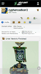 Mobile Screenshot of cyphercodicer2.deviantart.com
