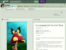Tablet Screenshot of minaka.deviantart.com