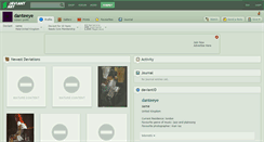 Desktop Screenshot of danteeye.deviantart.com
