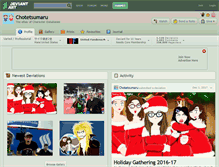 Tablet Screenshot of chotetsumaru.deviantart.com
