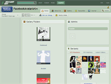 Tablet Screenshot of facebookavatarart.deviantart.com