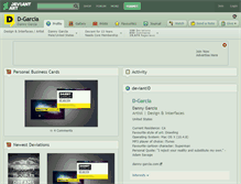 Tablet Screenshot of d-garcia.deviantart.com