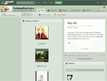 Tablet Screenshot of fullmetalfanclub.deviantart.com