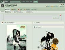 Tablet Screenshot of devilsaintsinner.deviantart.com