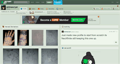 Desktop Screenshot of animescryer.deviantart.com