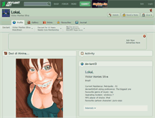 Tablet Screenshot of lokal.deviantart.com