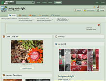 Tablet Screenshot of bestgreenknight.deviantart.com