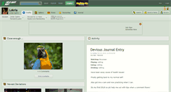 Desktop Screenshot of lokria.deviantart.com
