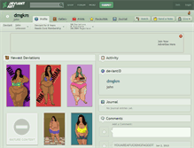 Tablet Screenshot of dmgkm.deviantart.com