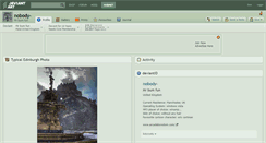 Desktop Screenshot of nobody-.deviantart.com