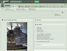Tablet Screenshot of nobody-.deviantart.com