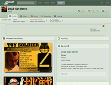 Tablet Screenshot of dead-man-derek.deviantart.com